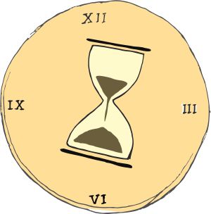 organizacja czasu zegar klepsydra